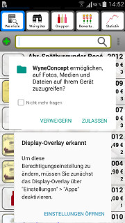 Display-Overlay erkannt